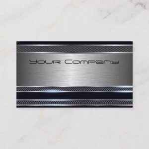 Professional Elegant Modern Black Business Card