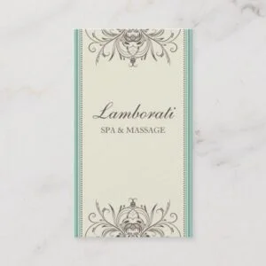 Professional Elegant Modern Floral Flower Business Card