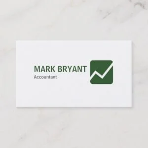 Professional Elegant Modern White Simple Business Card