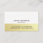Professional Modern Elegant Black and Gold Matte Business Card