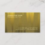 Professional Modern Elegant Plain Gold Effect Business Card