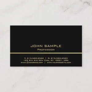Professional Modern Minimalistic Simple Design Business Card