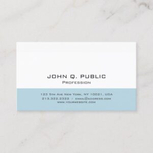 Professional Modern Minimalistic Simple Design Business Card