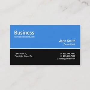 Professional Modern Plain Simple Computer Repair Business Card