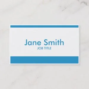 Professional Modern Plain Simple Stylish Classy Business Card