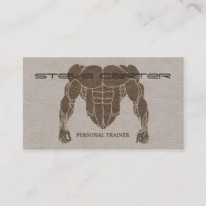 professional Personal Trainer / Bodybuilder Card
