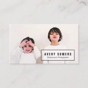 Professional Photographer Photography Photo Card