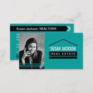 Real Estate Business Card with Photo