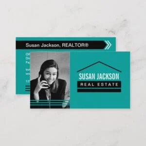 Real Estate Business Card with Photo
