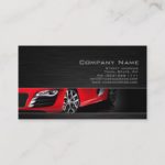 Red Automotive Business Card