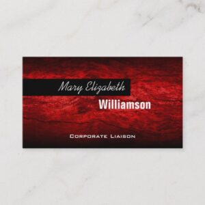Red Modern Professional Business Cards