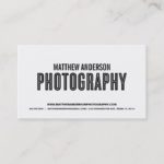 RETRO | PHOTOGRAPHY BUSINESS CARD