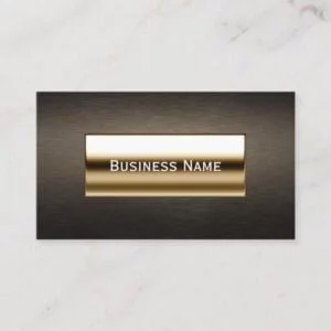 Royal Gold Label Lawyer/Attorney Business Card