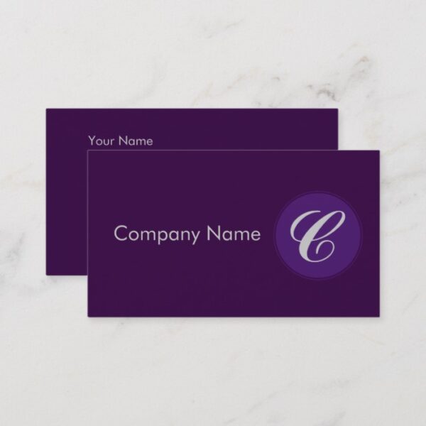 Royal Purple Business Card