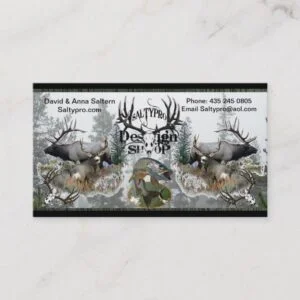 Saltypro Design shop Business Card