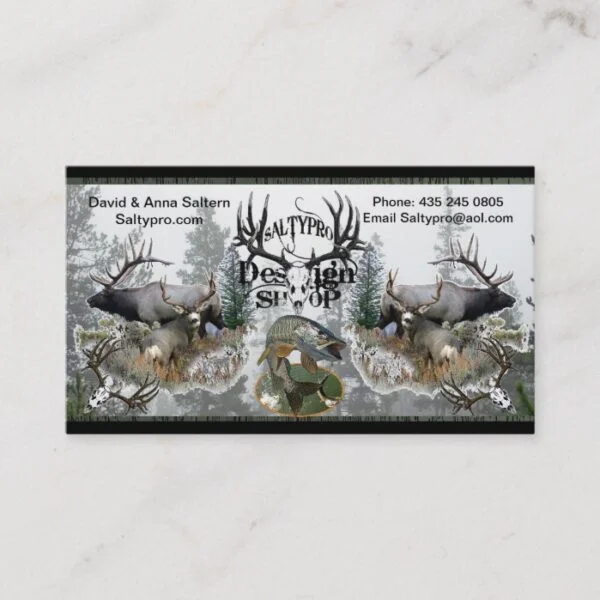 Saltypro Design shop Business Card