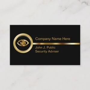 Security Business Cards