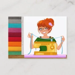 Sewing / Seamstress / Fashion - SRF Business Card