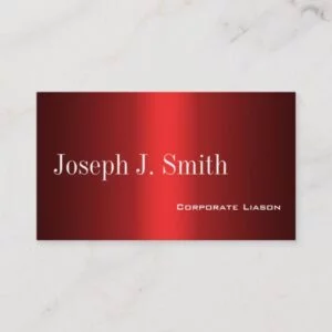 Shades of Red Standard Business Cards