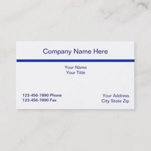 Simple Acountant Business Card