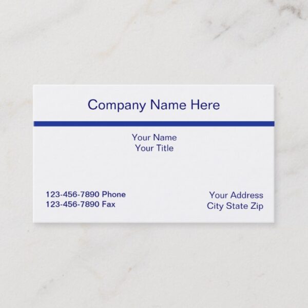 Simple Acountant Business Card