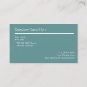Simple Business Cards
