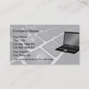 Simple Computers Business Cards