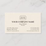 Simple Corporate Business Card – Add Your Logo