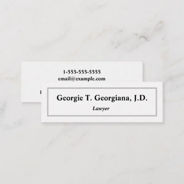Simple, Light, Clean & Professional Business Card