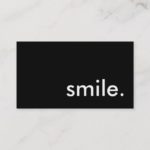 smile. business card