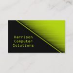 Speed Texture Business Card, Neon Green Business Card
