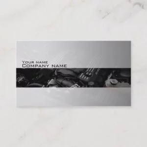 Stylish automotive business card