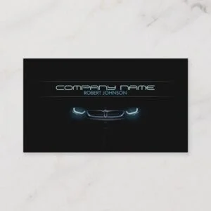 Stylish automotive business card