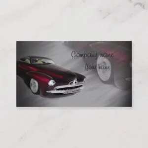 Stylish automotive business card