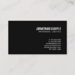 Stylish Design Modern Simple Chic Plain Trendy Business Card