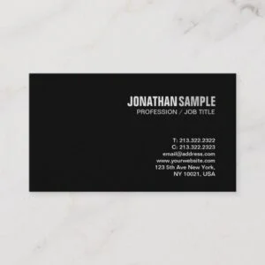 Stylish Design Modern Simple Chic Plain Trendy Business Card