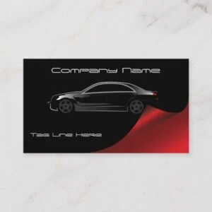 Stylish Modern Automotive Business Card