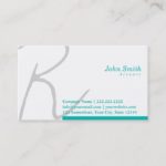 Stylish Typography Actuary Business Card