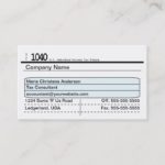 Taxing Business Card