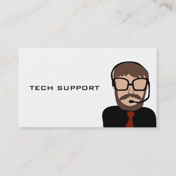 Tech Support Computer Business Card