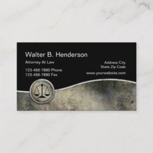 Unique Attorney Business Cards