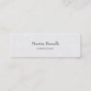 Unique Classical Floral Damask Slim Mini Business Card