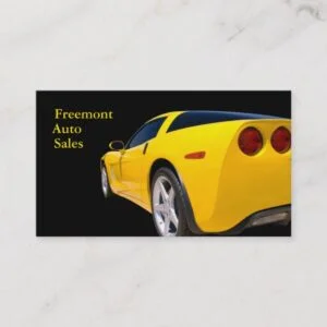 Used Car Dealer Business Card