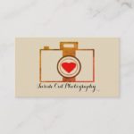Vintage Photographer Business Card