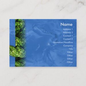 Water and Grass - Chubby Business Card