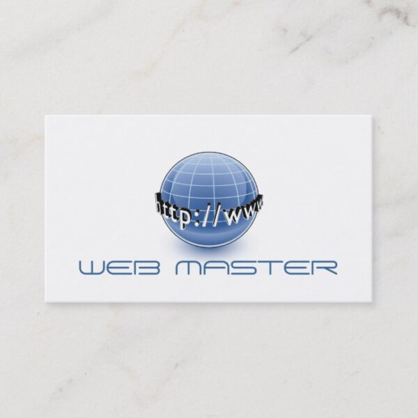Web Developer Master Designer Computer Tech Business Card