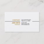 White Professional Plain Elegant Real Estate Business Card