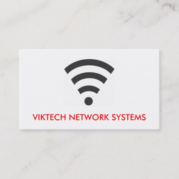 WiFi Network Computer Business Cards