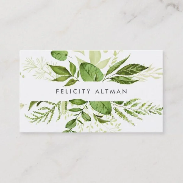 Wild Meadow | Botanical Business Card
